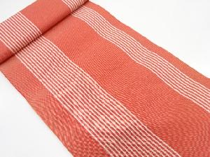 アンティーク　縞模様織り出し　八寸帯地反物